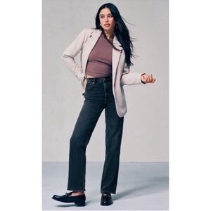 Abercrombie & Fitch Ultra High Rise 90s Straight Jeans Women’s Size 24